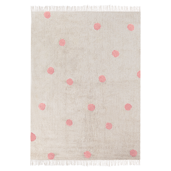 Kinderteppich DARDERE Rosa 140 x 200 cm Baumwolle