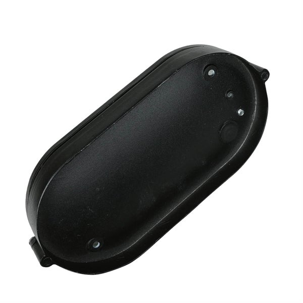 Schwarzer rechteckiger Verteilerkasten