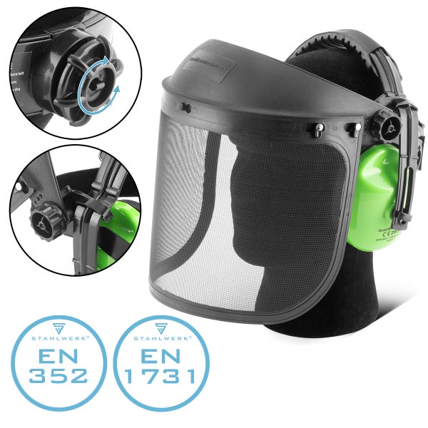 Wandleuchte mit Stoffschirm und Leselampe sowie digitale Sprachassistenten