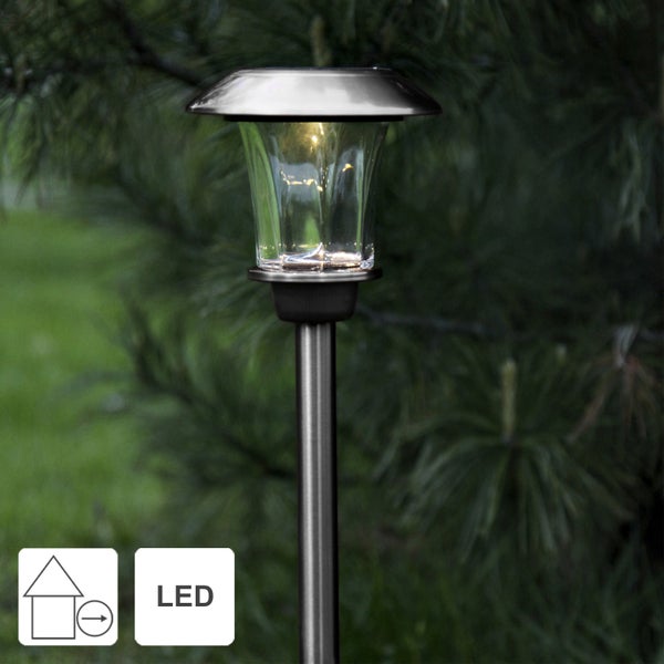 Solarleuchte mit LED für den Aussenbereich