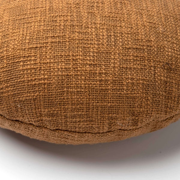 ABEY - Dekokissen Baumwolle 50 cm Tobacco Brown - braun