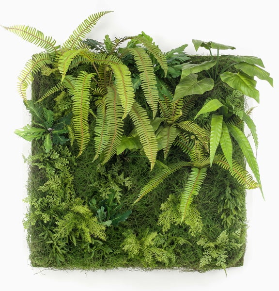 Künstliches Palmblatt einer Fächerpalme für Dekorationen.