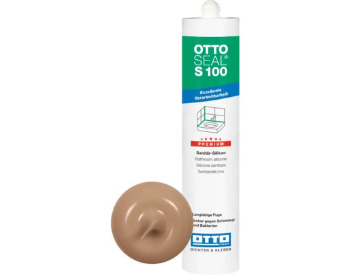 OTTOSEAL S 100 Sanitärsilikon C8685 matt bahamabeige 300 ml