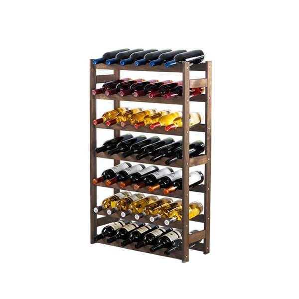 PROREGAL Weinregal Pinotwine HxBxT 102 x 63 x 25 cm 42 Flaschen Massives Kiefernholz Braun Geölt