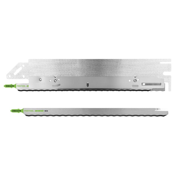 Festool Schneidgarnitur SG-240/W-ISC + 1 x Sägeblatt DSB 240/W Wellenschliff für Dämmstoffschnitte für ISC 240 EB