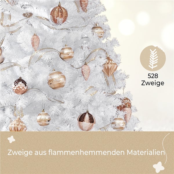 Weihnachtsbaum mit 528 Zweigen aus schwer entflammbaren Materialien