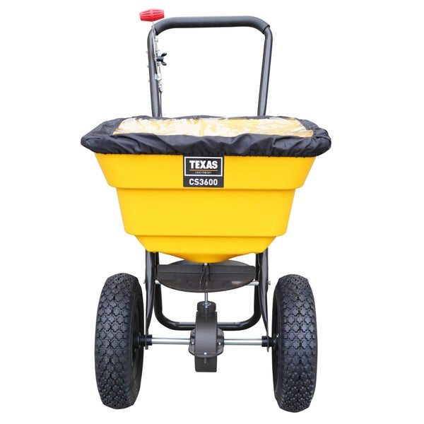 Zentrifugalstreuer Texas CS3600 für Dünger, Salz & Saatgut – 36 L, 2 m Streubreite, Profi-Streuwagen für Ganzjahreseinsatz