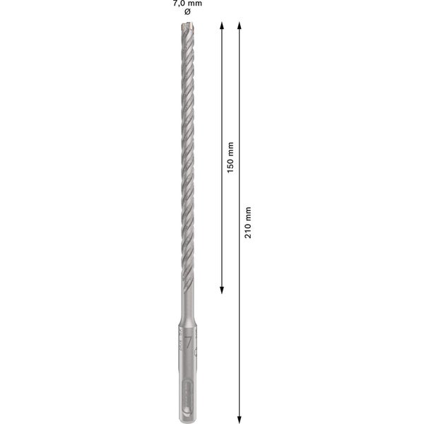 Bosch PRO SDS plus-5X Hammerbohrer 7 x 150 x 210 mm - 2608833787