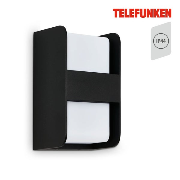 Telefunken BOXI - Wand-& Deckenleuchte - 321005TF - Spritzwasserschutz IP44 - E27 Fassung - 21,5 x 12 x 11,5 cm