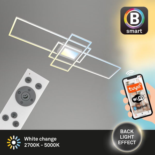 LED Deckenlampe Deckenleuchte Smart Wohnzimmer Dimmbar Fernbedienung CCT