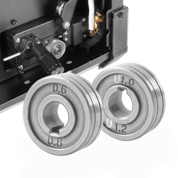 STAHLWERK Drahtführungsrolle 2er Set 0,6 / 0,8 mm 1,0 / 1,2 mm U & V Profil