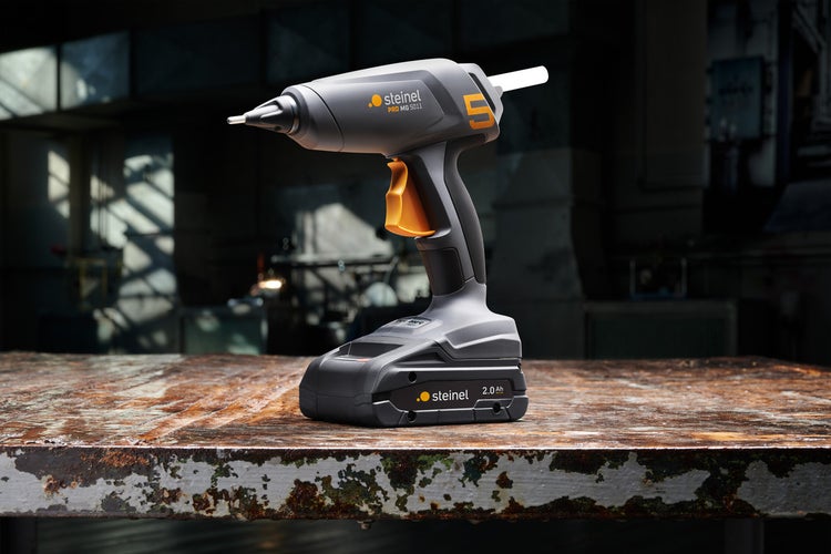 Steinel Akku Heißklebepistole MobileGlue 5011 mit Verpackung