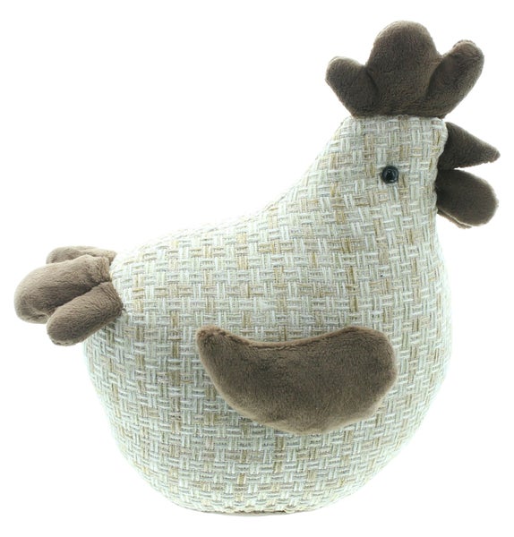 FRANK FLECHTWAREN | Huhn Henrietta, POLYESTER, SAND, 19 x 15 x 24 cm