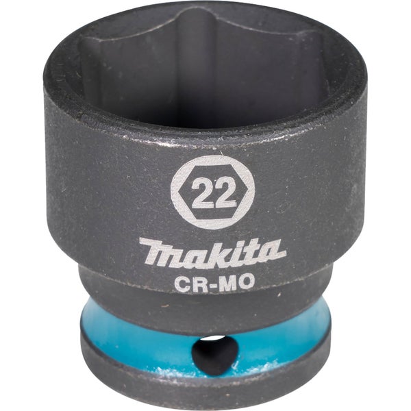 Makita E-16031 Steckschlüssel 3/8 SW22 Impact Black kurz