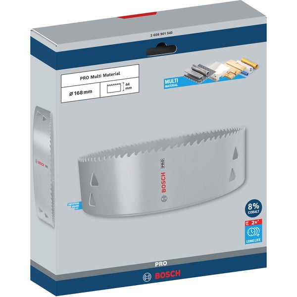 Bosch PRO Multi Material Lochsäge 168 mm mit Gewinde - 2608901545