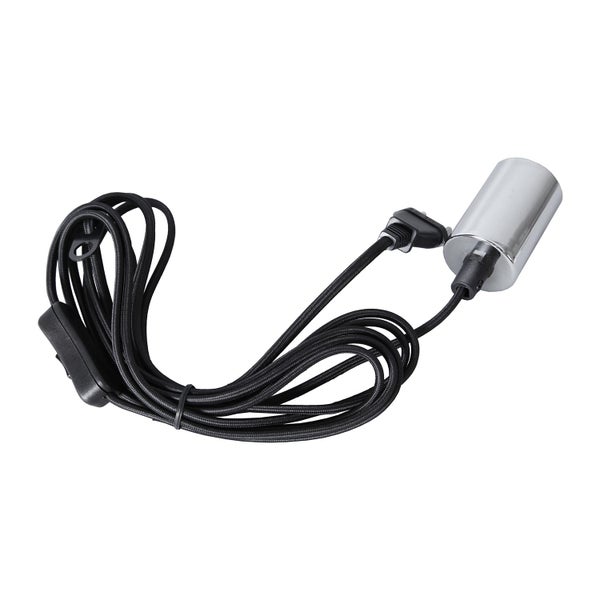 Elektrischer Lichterbogen mit sieben Kerzen und Maßangaben