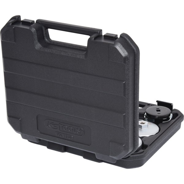 Bohrer Set in rotem Koffer mit verschiedenen Größen