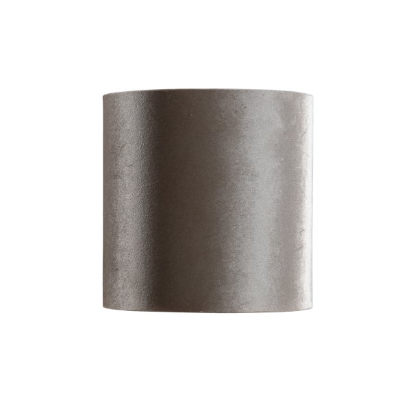 Samtlampenschirm Taupe 35/35/20