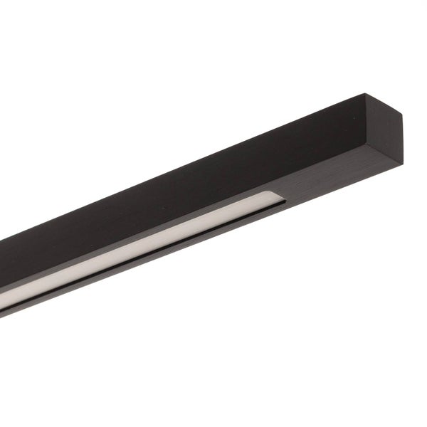 quitani LED Wandleuchte, Wandlampe Innen Tolu (Modern) in Schwarz aus Aluminium (1 flammig ) - Wandstrahler Wandbeleuchtung Schlafzimmer / Wohnzimmer Wohnzimmerleuchte