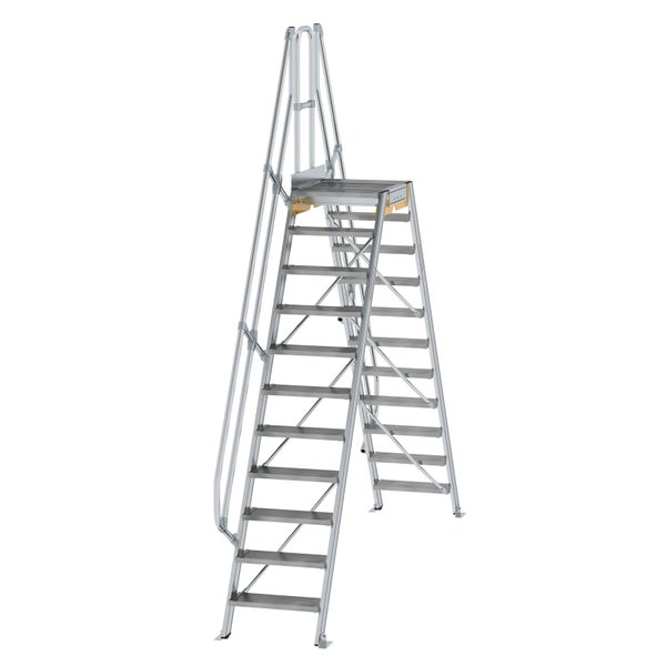 MUNK Überstieg 60° inkl. einen Handlauf, Stufenbreite 600mm, 2x11 Stufen