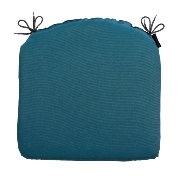 Sitzkissen Panama seeblau - Ca. 46x48 cm - 4er-Set