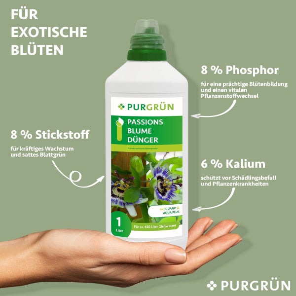 Purgrün Passionsblume-Dünger 1 Liter