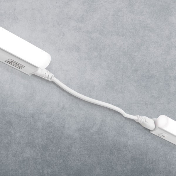LED Lichtbalken 9 W T5 578 mm warmweiß 3000 K 855 lm mit Schalter erweiterbar Unterbauleuchte Küche IP20