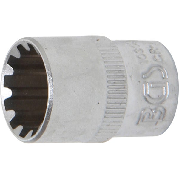 BGS Steckschlüssel-Einsatz Gear Lock Antrieb Innenvierkant 10 mm (3/8) SW 14 mm - 10314