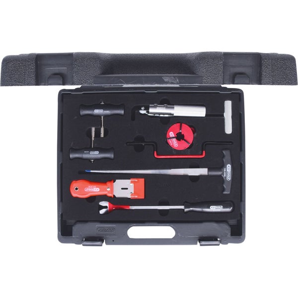 KS TOOLS Windschutzscheiben-Demontage-Satz 8tlg. - 140.1040