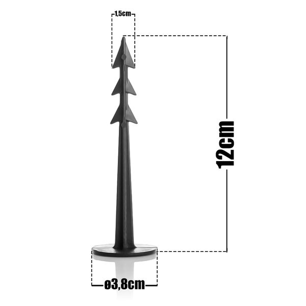 Befestigungsanker aus Kunststoff, 12 cm hoch