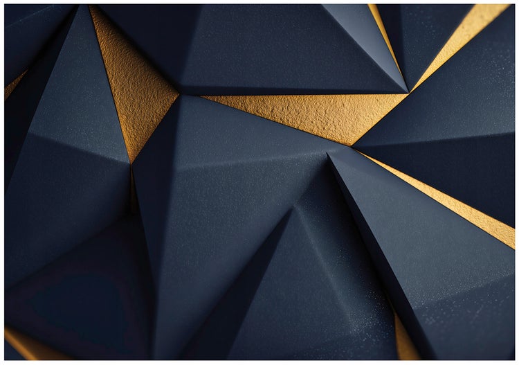 Abstraktes Design mit geometrischen Formen und dekorativen Elementen