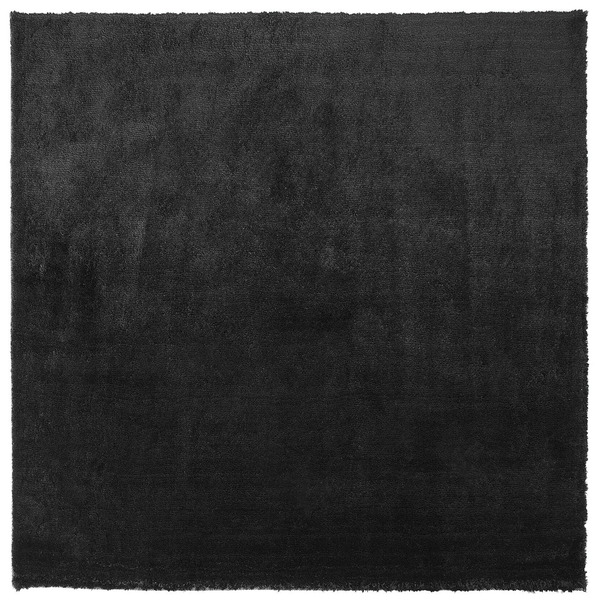 Teppich schwarz 200 x 200 cm Shaggy EVREN