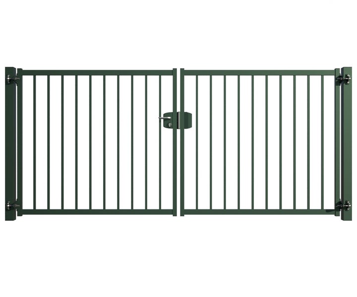 Doppelflügeltor aus Metall für den Garten