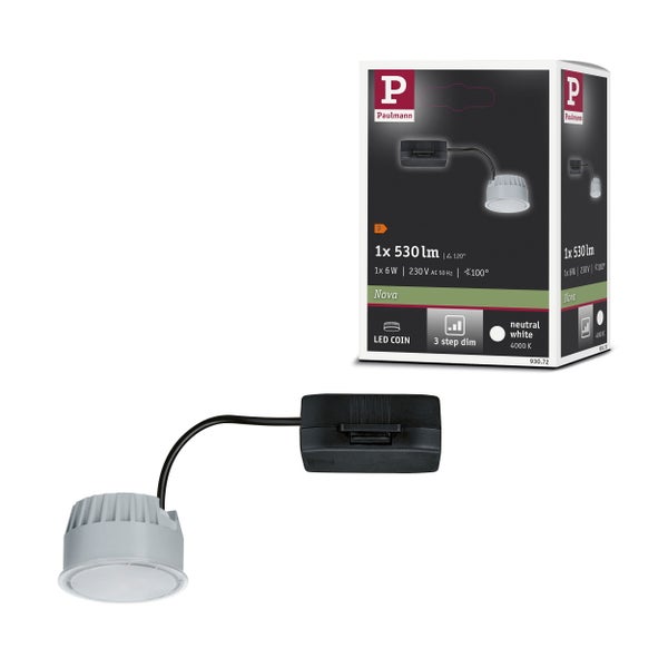 Paulmann Nova LED Einbauleuchte mit Produktverpackung