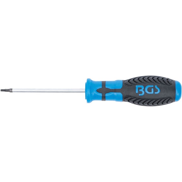 BGS Schraubendreher T-Profil (für Torx) mit Bohrung T8 Klingenlänge 80 mm - 7849-T8