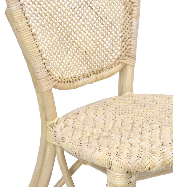 FRANK FLECHTWAREN | Rattanstuhl Bistro, RATTAN, ca. 49 x 52 x 95 cm, Sitzfläche 43 x 44 cm