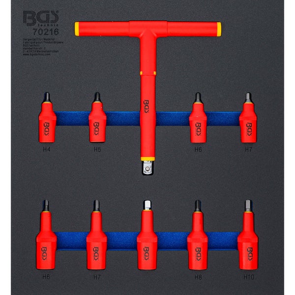 BGS Technic T-Griff mit Inbus-Einsätzen im Set