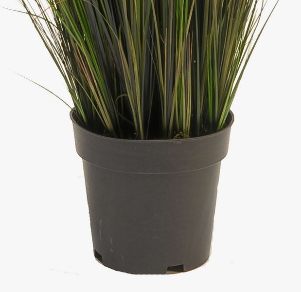 Künstlicher Farnzweig mit grünen, gefiederten Blättern und braunem Stiel für Dekorationen.