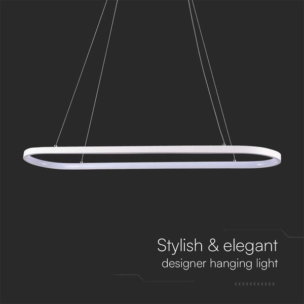 V-TAC VT-7825 - Designer-Deckenleuchten - Designer-Hängelampen - IP20 - Weißes Gehäuse - 24 Watt