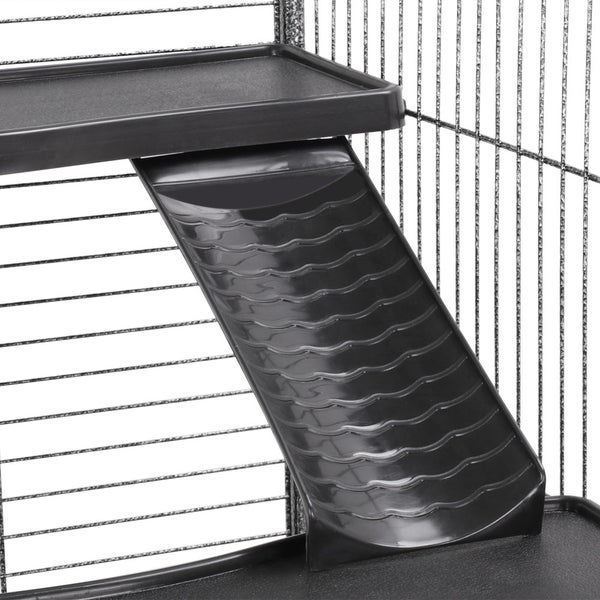 Rampe und Ebene in einem Kleintierkäfig