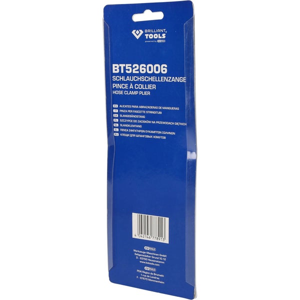 Brilliant Tools Schlauchschellenzange Verpackung