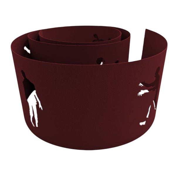 Dekoratives Rankgitter mit Zombie-Motiven für Pflanzen