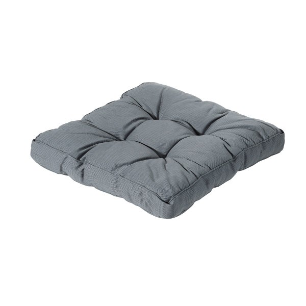 Florance Sitzkissen Rib grau - Ca. 73x73 cm - 2er-Set
