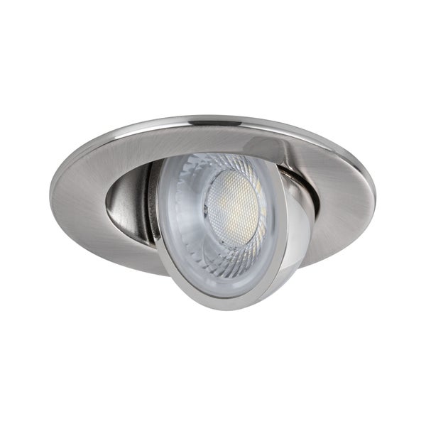 Einbaustrahler schwenkbar aus Metall mit LED Leuchtmittel