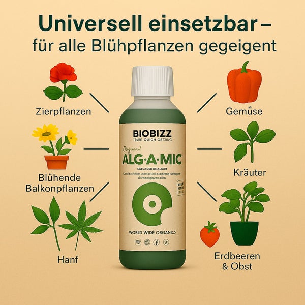 BioBizz Alg-A-Mic 5 Liter  – Organischer Seetang-Dünger zur Stärkung & Regeneration
