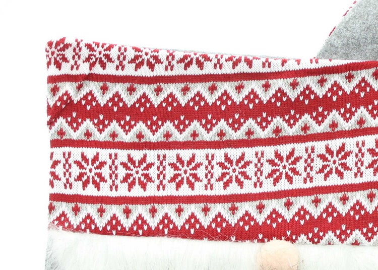 FRANK FLECHTWAREN | Deko-Kissenhülle Weihnachtswichtel, 45 x 45 cm, FILZ, TEXTIL