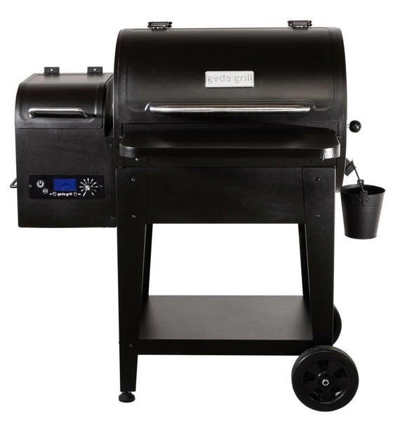 GEDA Grill Pelletsmoker 'Odin 65', Direktfeuer, Pelletgrill 80°C - 265°C, inkl. Kerntemperaturfühler, ausklappbare Ablage