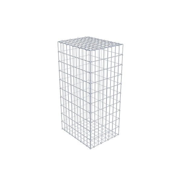 Gabione 100 cm x 50 cm x 40 cm (L x H x T), Maschenweite 5 cm x 10 cm, C-Ring