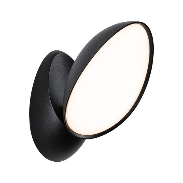 Schwarze LED Wandleuchte