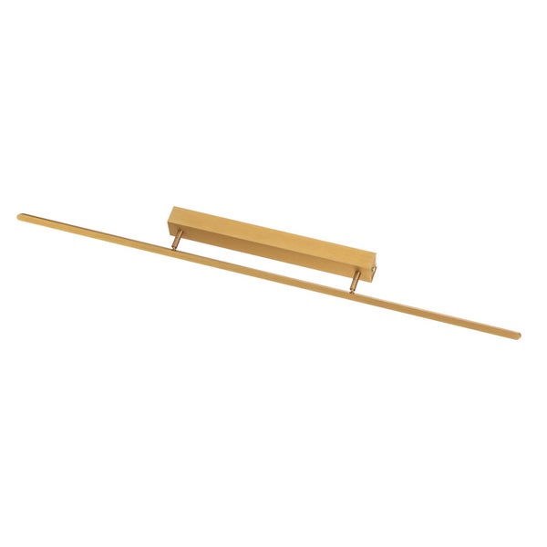 quitani LED Wandleuchte, Wandlampe Innen Talon dimmbar (Modern) in Gold / Messing aus Aluminium (1 flammig ) - Bilderleuchte Wandstrahler Wandbeleuchtung Schlafzimmer Wohnzimmer Flurleuchte